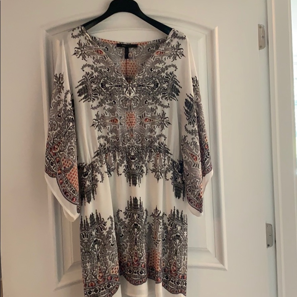 BCBG Max Azria Pauline drape sleeve dress
